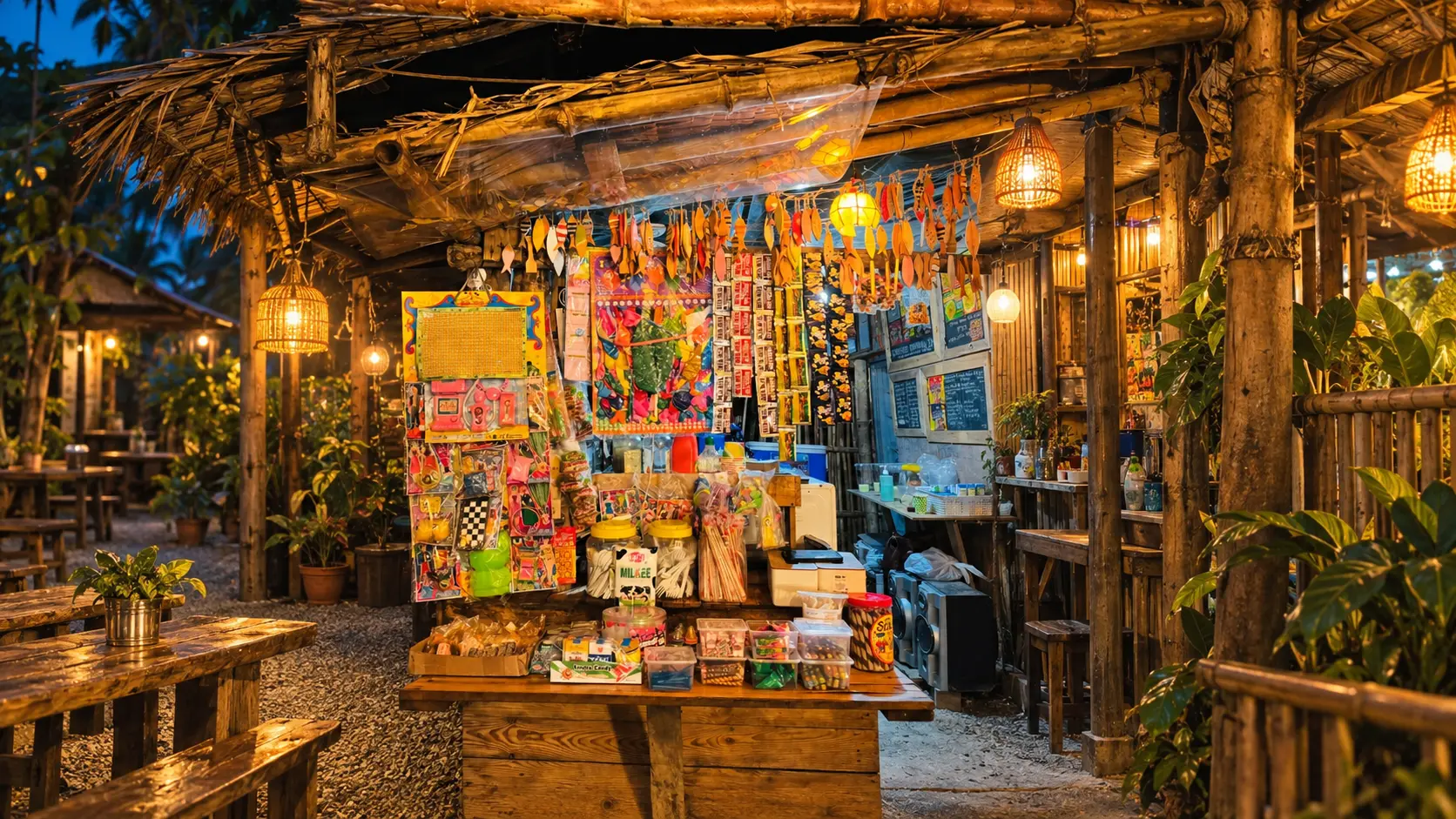 Kubo at sari-sari style na tindahan ng alaala